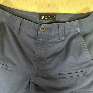 Mission Made‎ Tactical Pants Mens 32 X 30 Gray Flat Front Pockets Straight Leg